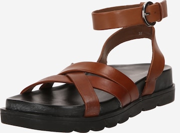 ABOUT YOU Sandal 'Liz' in Brown: front