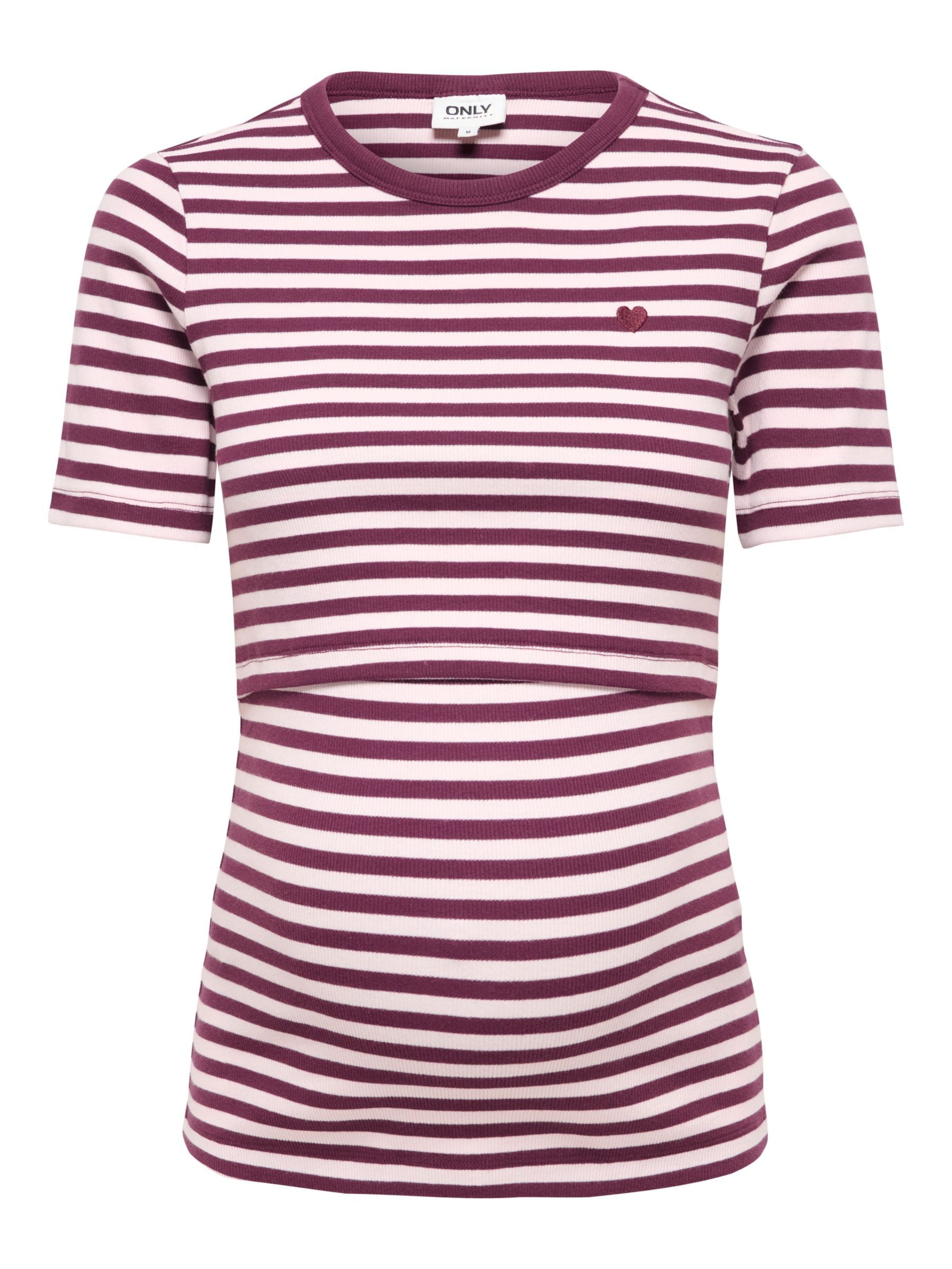 Only Maternity - Camiseta 'OLMVal' en rojo