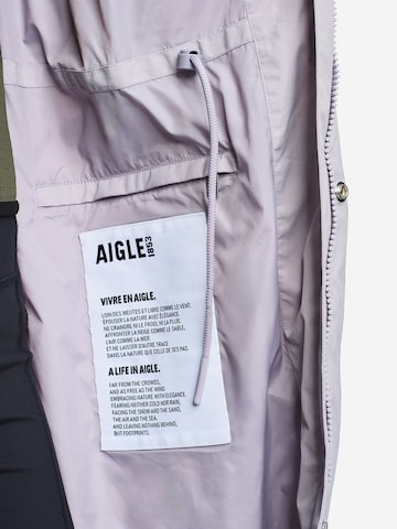 AIGLE Přechodová parka – fialová