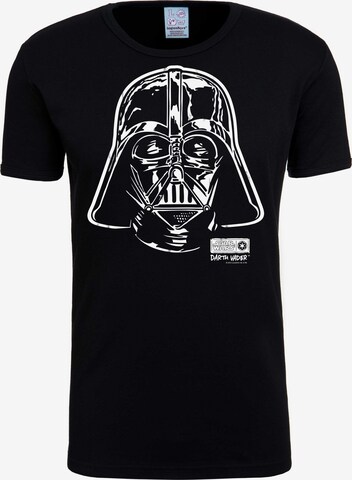LOGOSHIRT T-Shirt 'Star Wars' in Schwarz: predná strana