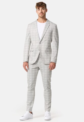 Coupe regular Veste de costume 'Leo' JEFF en gris