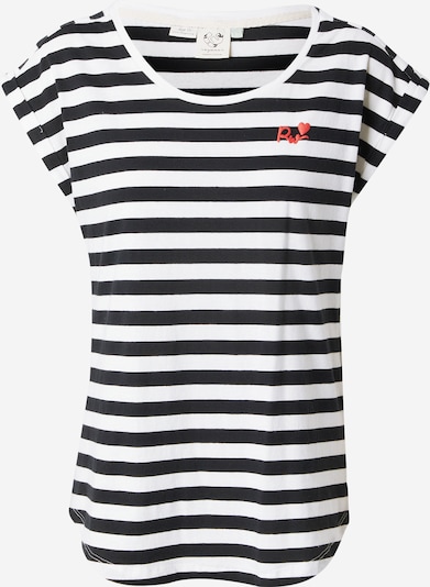Ragwear T-Shirt 'MALLORY' in schwarz / weiß, Produktansicht