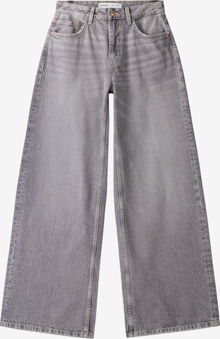Bershka Jeans in Grey: front