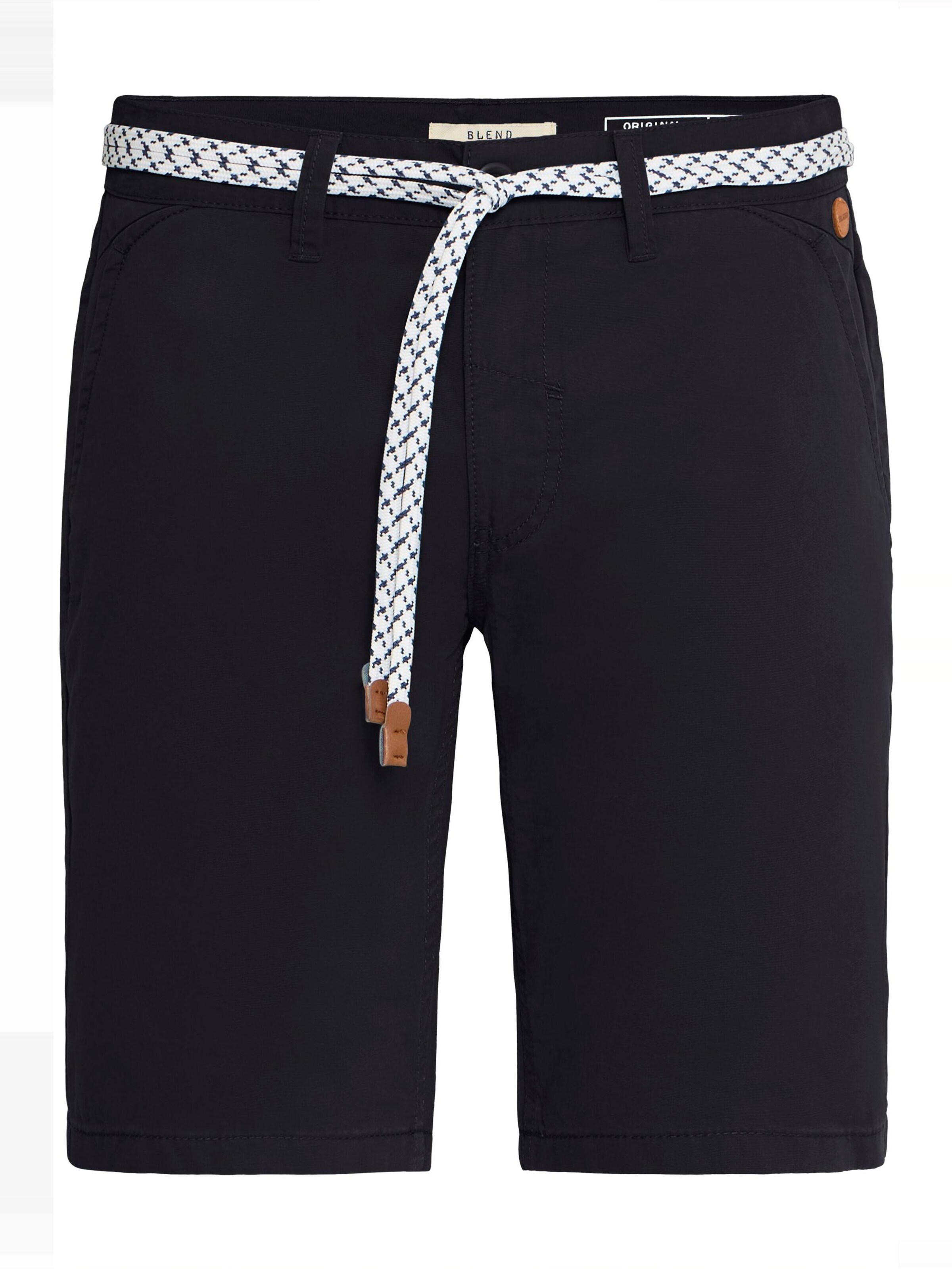 BLEND Broek 'Ragna' in Zwart: voorkant