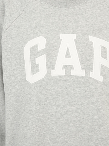 Gap Tall Sweatshirt 'HOLIDAY' in Grau