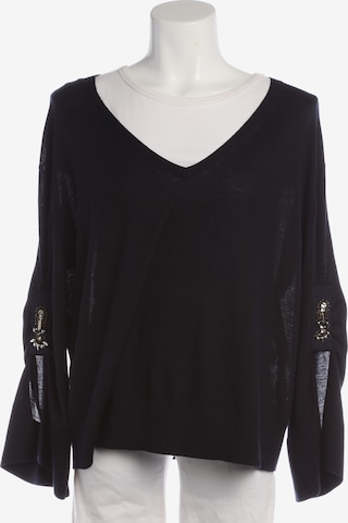 Schumacher Pullover / Strickjacke XL in Blau: Vorderseite