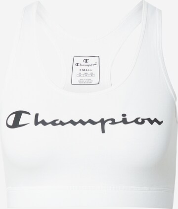 Bustier Soutien-gorge de sport Champion Authentic Athletic Apparel en blanc : devant