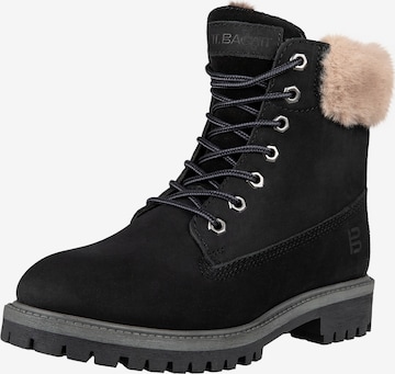 TT. BAGATT Nauhasaappaat värissä musta: etupuoli