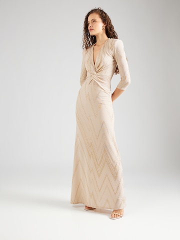 Liu Jo - Vestido de noche 'ABITO' en beige: frente