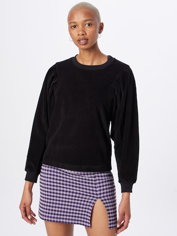 LOVJOI Sweatshirt 'MALVINE' in Black: front