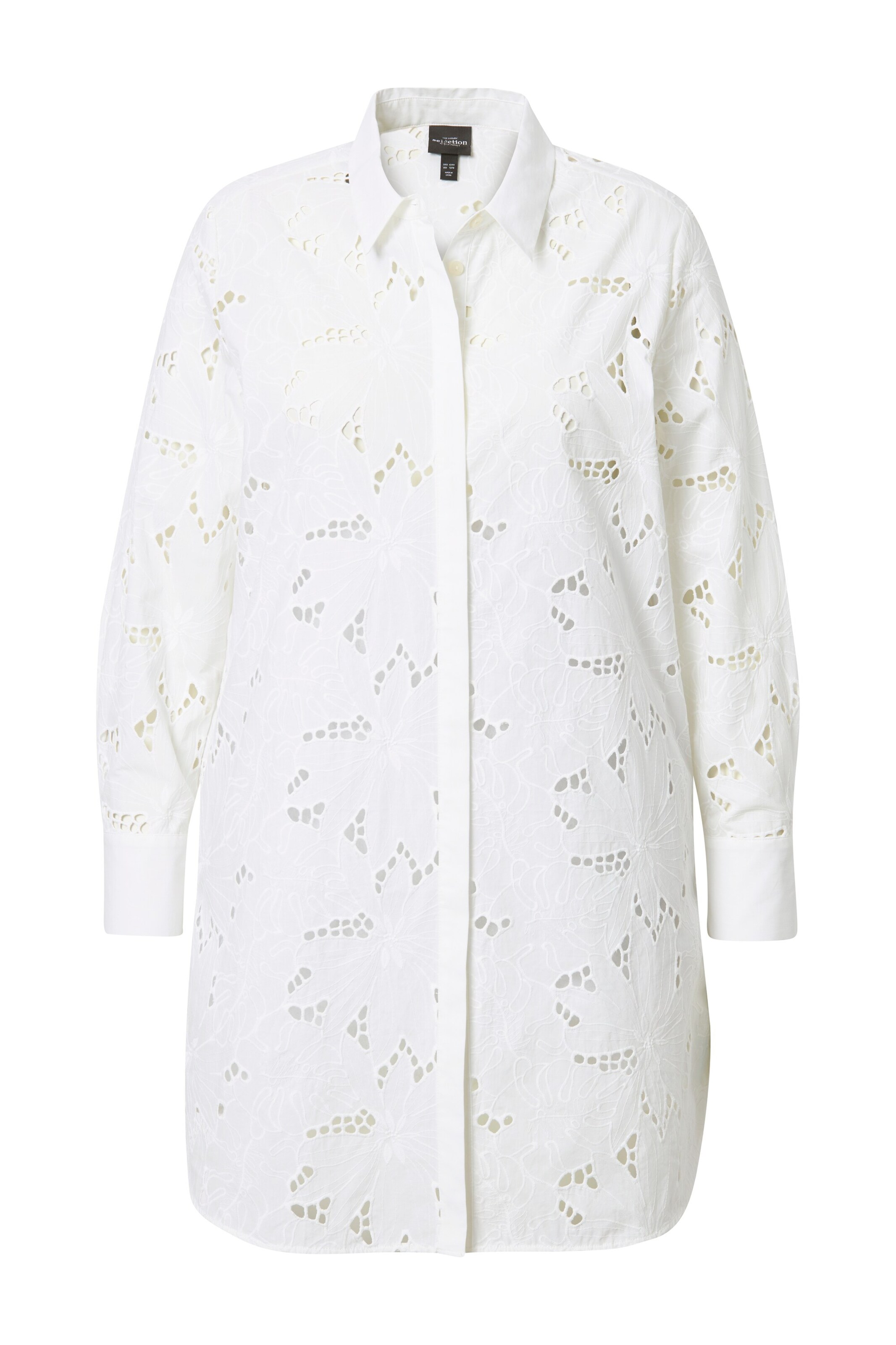 Ulla Popken Tuniek in Wit: voorkant