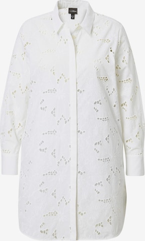 Tunique Ulla Popken en blanc : devant