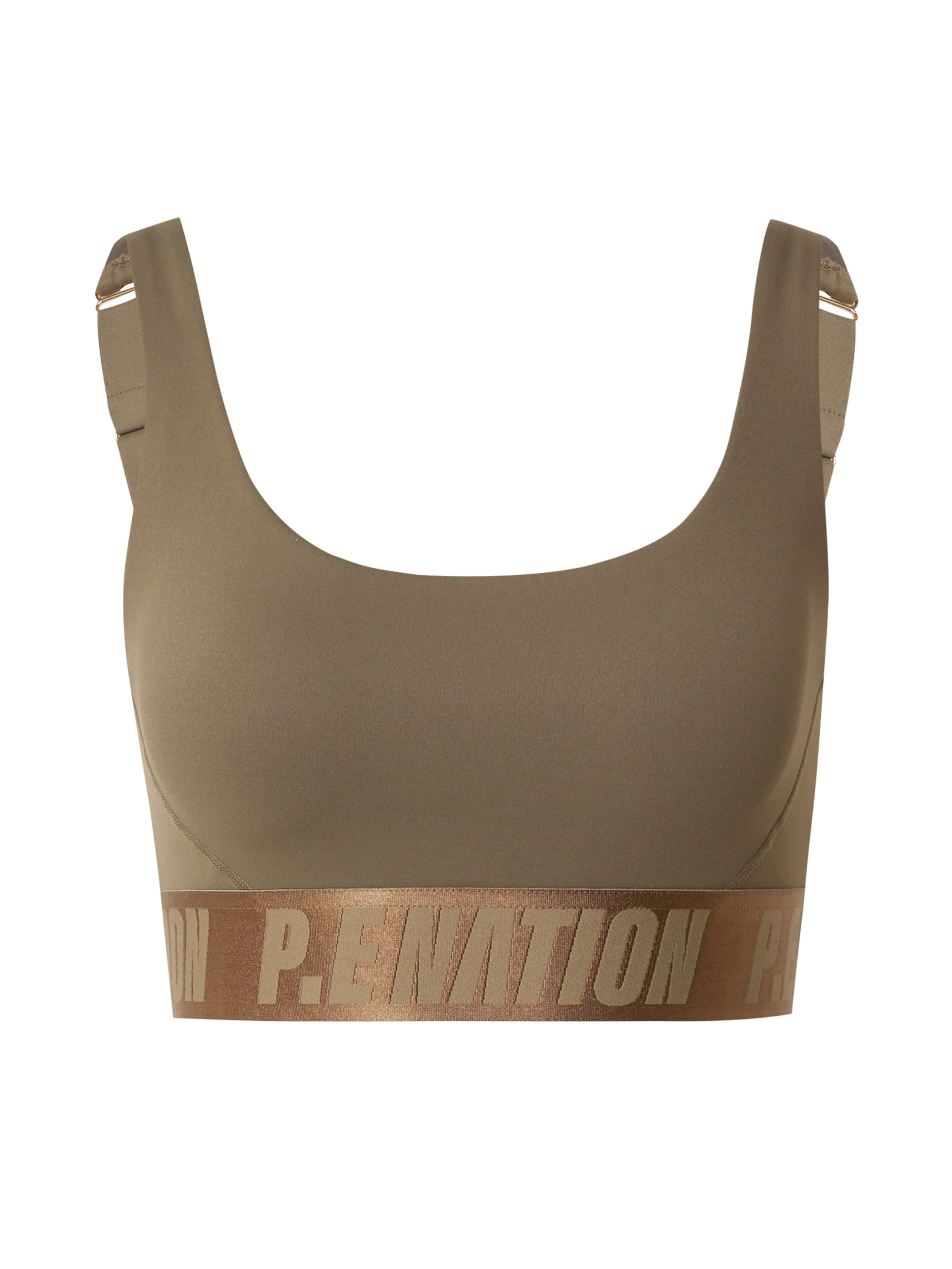 P.E Nation Bustier Sportmelltartók - zöld: elől