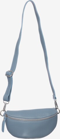 Zwillingsherz Crossbody Bag in Blue: front