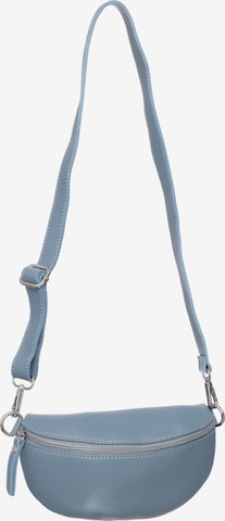 Zwillingsherz Crossbody bag in Blue: front