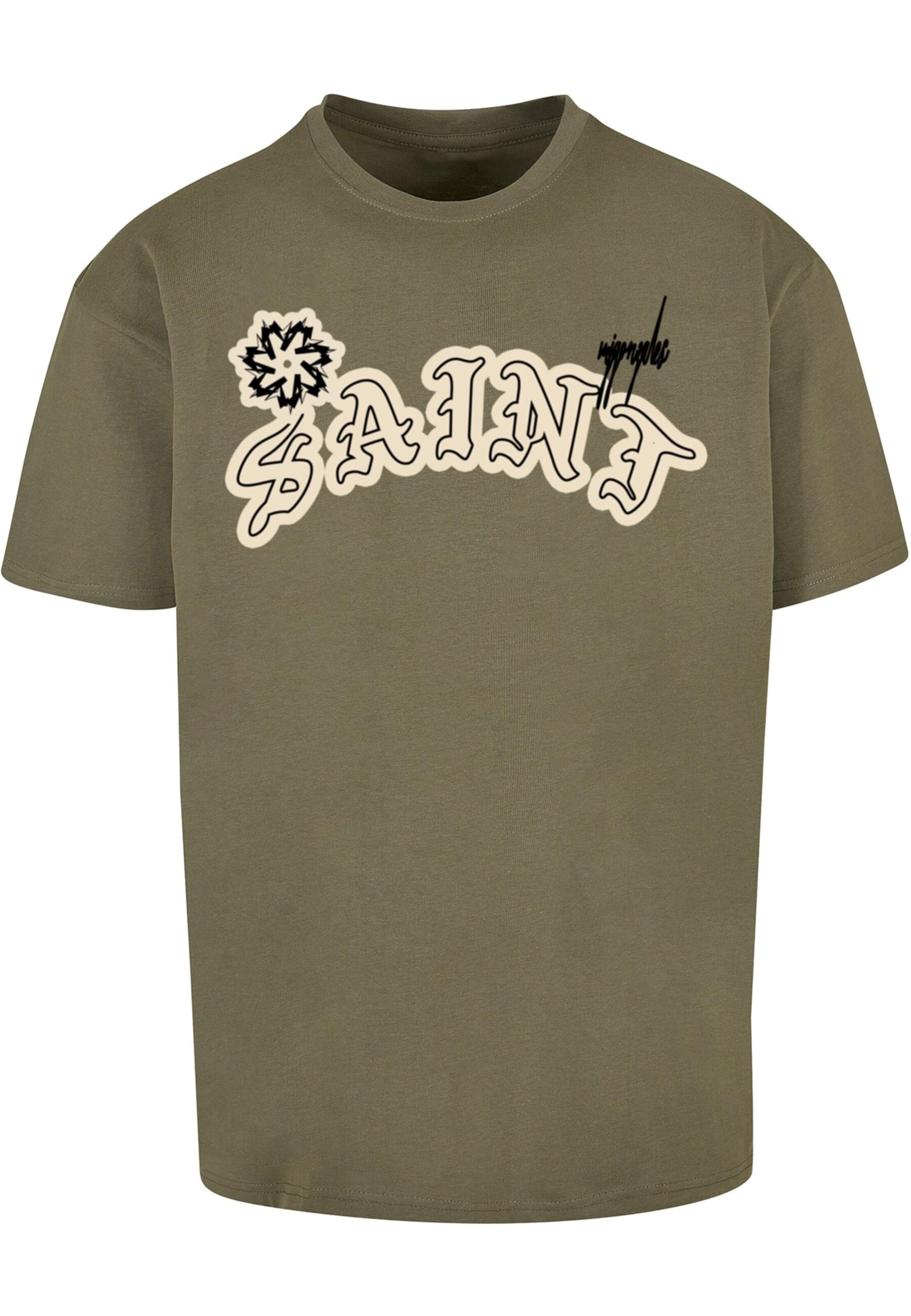 MJ Gonzales Shirt 'Saint' in Green: front