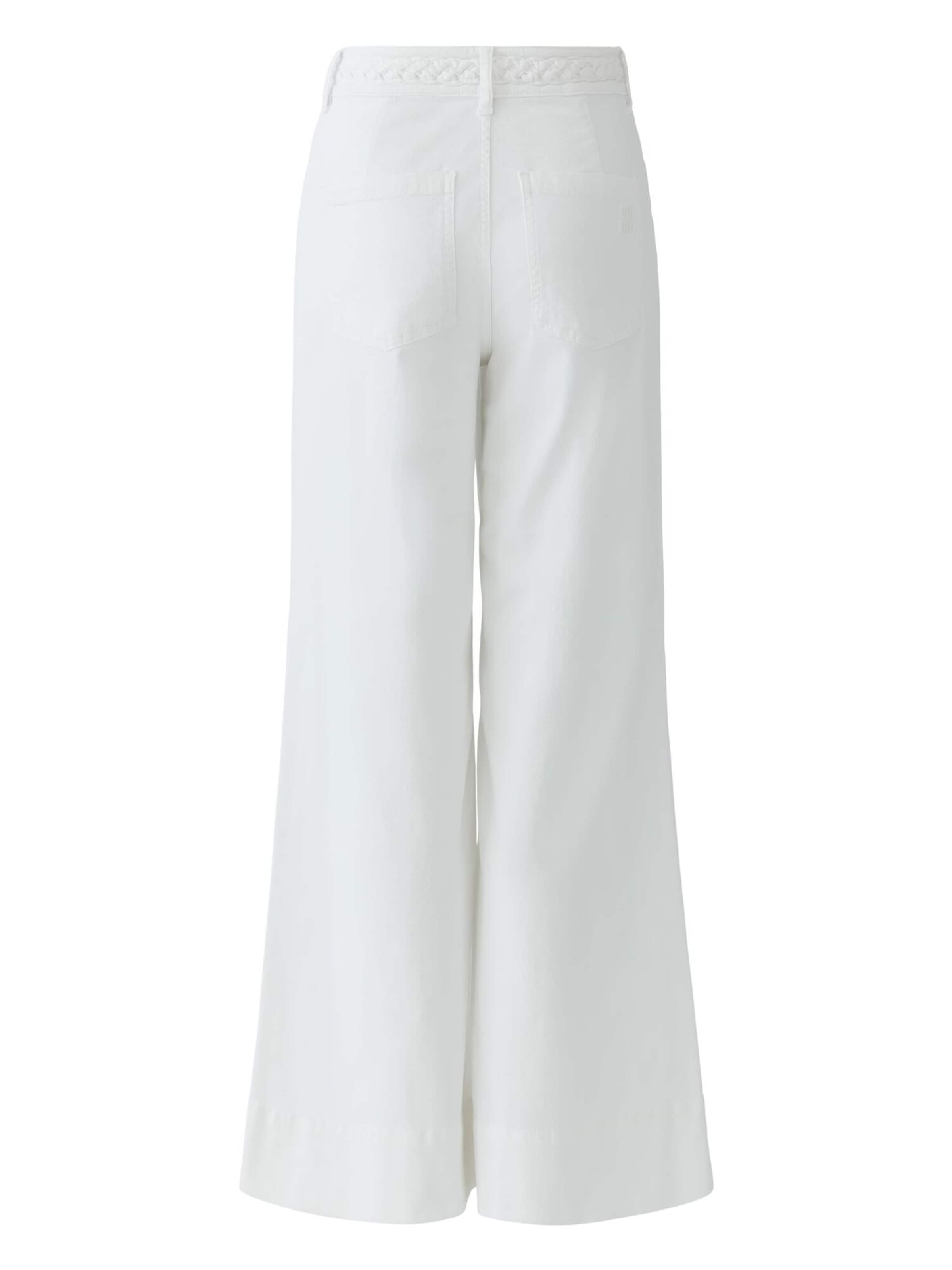 OUI Flared Jeans in Weiß