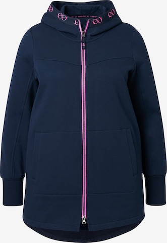 LAURASØN Sweatvest in Blauw: voorkant