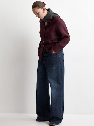 MANGO Blus 'LINO' i lila