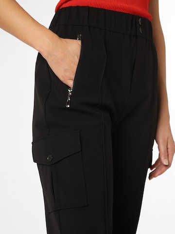 MOS MOSH Regular Pleat-Front Pants in Black