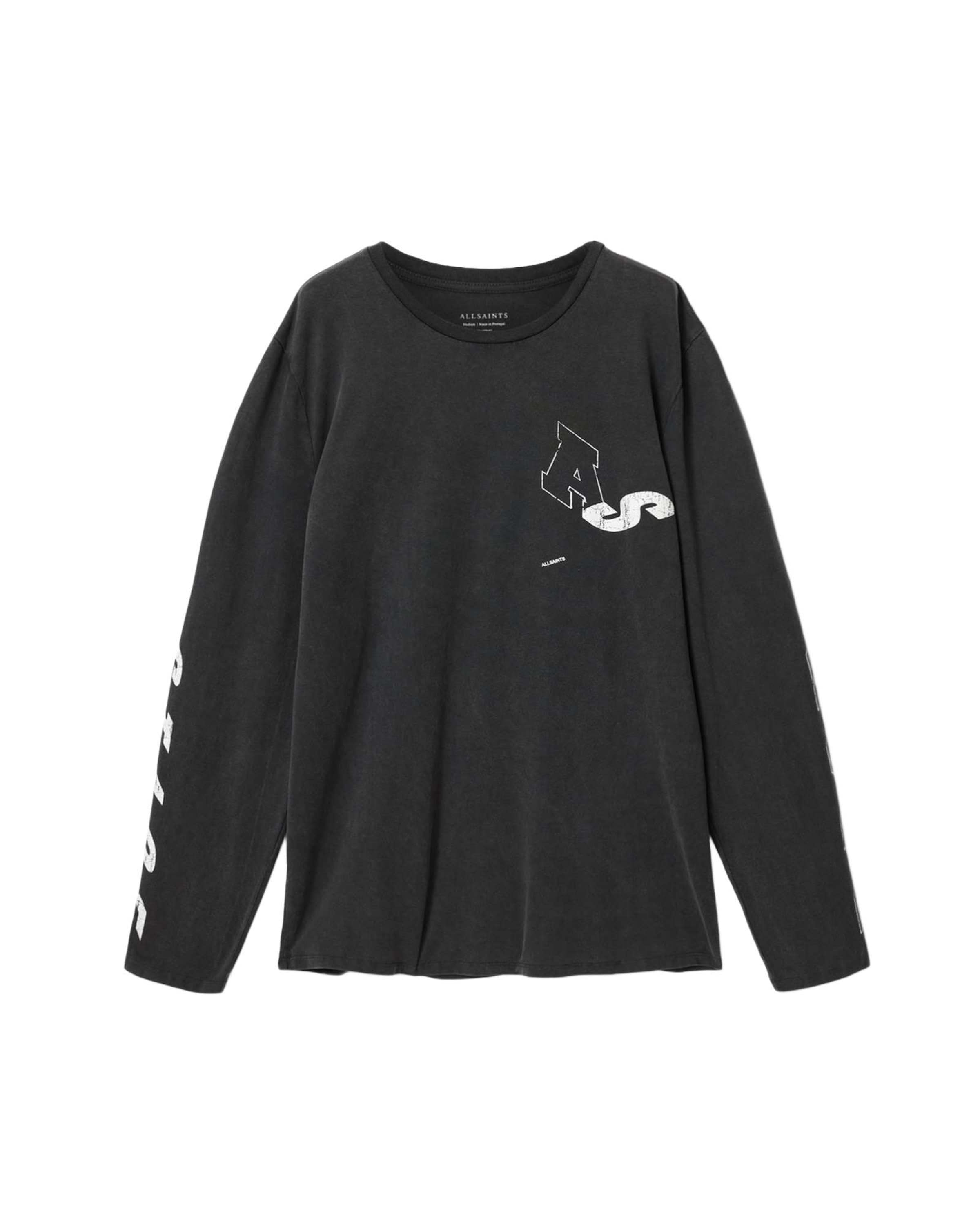 AllSaints Shirt in Grau: Vorderseite