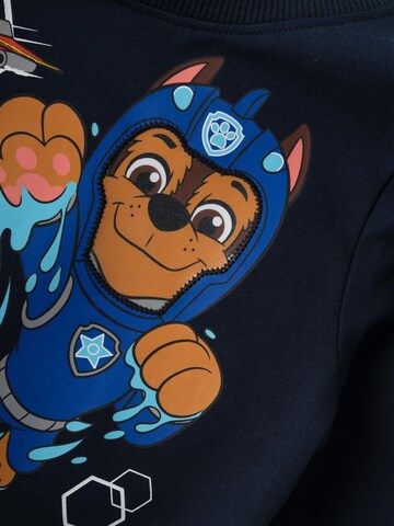 NAME IT - Sweatshirt 'FINGH PAWPATROL' em azul