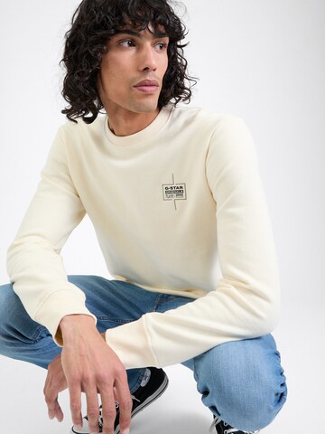 Sweat-shirt G-STAR en beige