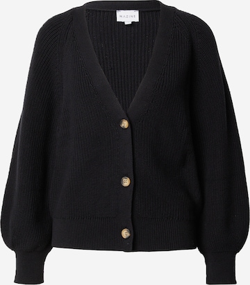 Cardigan 'Lovi' mazine en noir : devant