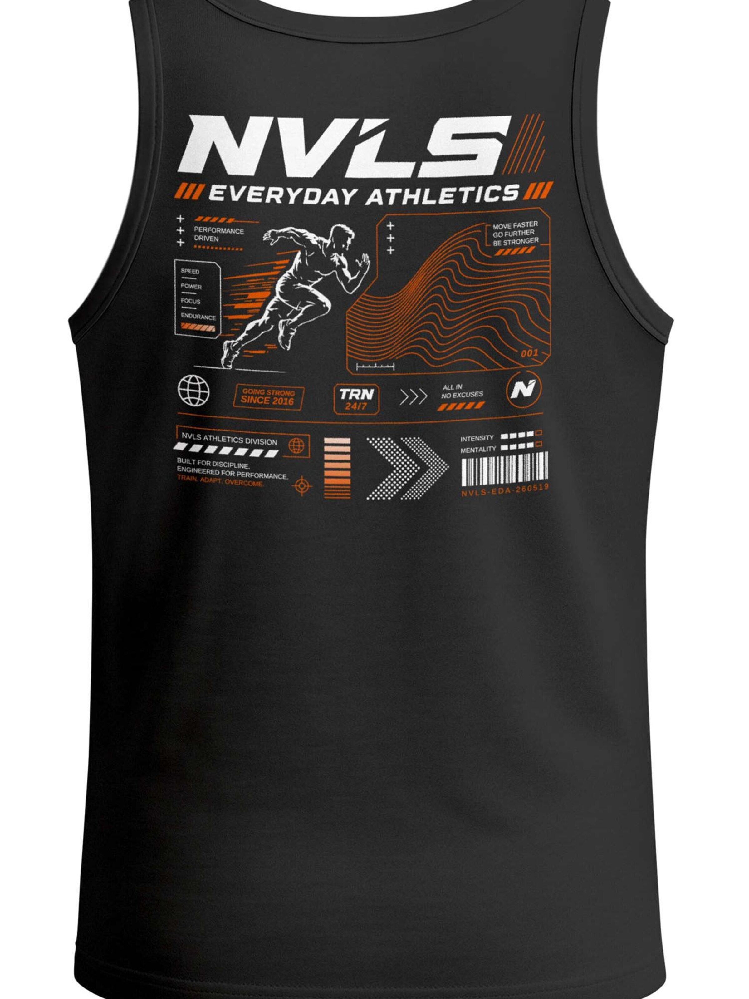 Neverless Shirt 'Everyday Athletics'‌‌‌‌‌‌‌‌‌‌ in Schwarz