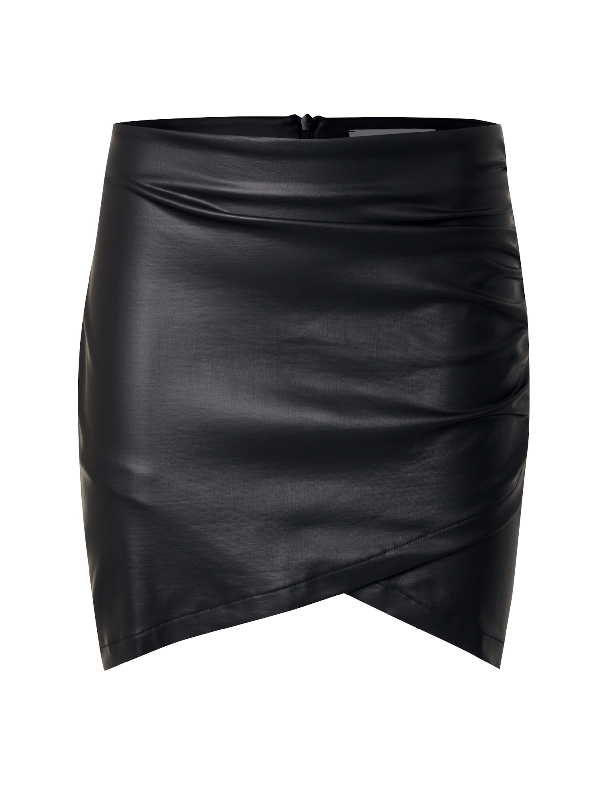 Fustă 'Malena' de la ABOUT YOU pe negru: față