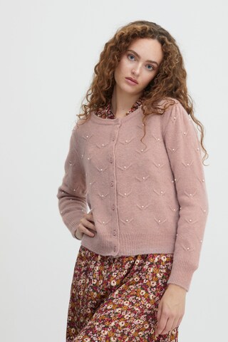 Atelier Rêve Knit Cardigan 'IRFLEURIE CA' in Pink: front