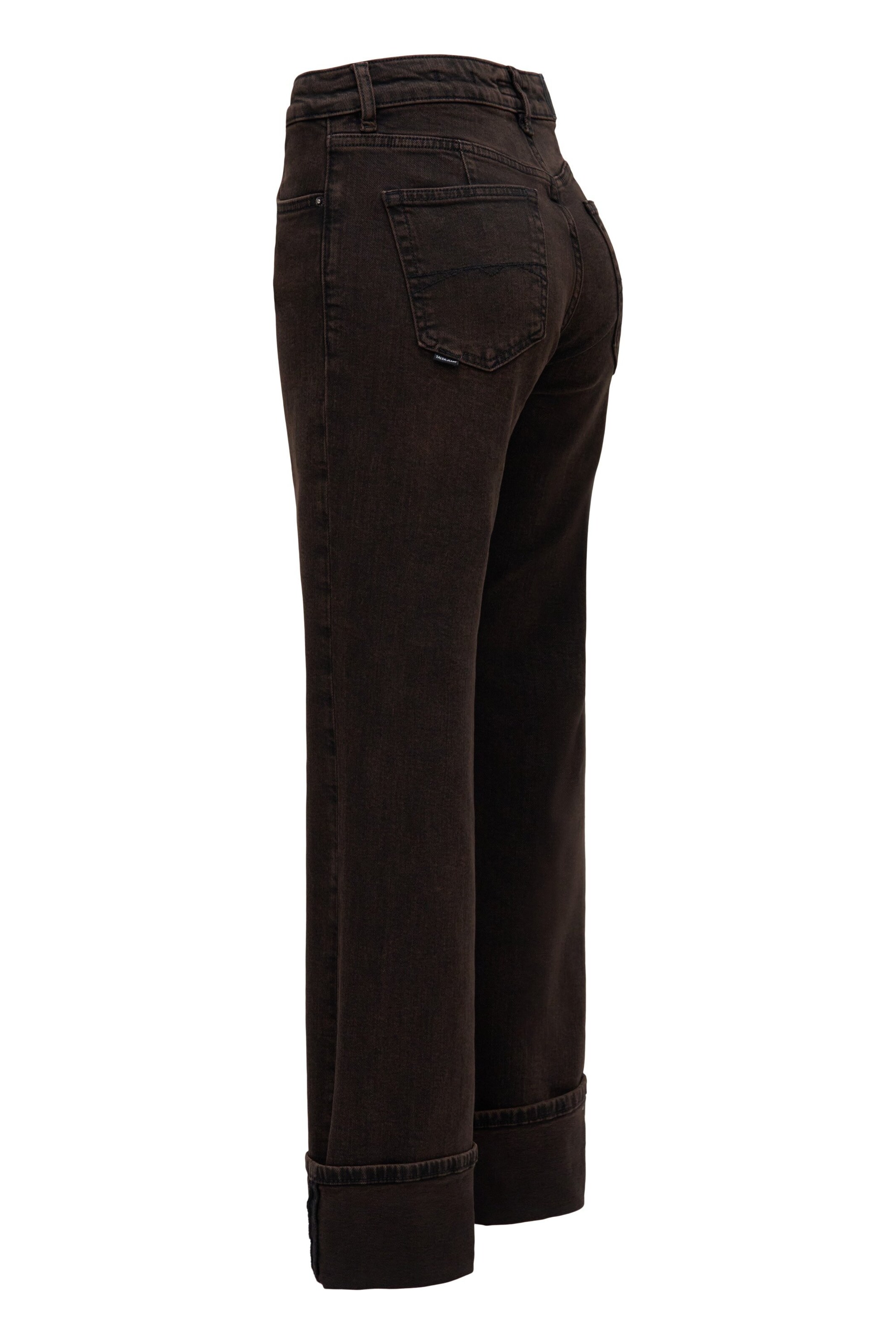 Coupe slim Jean Salsa Jeans en marron
