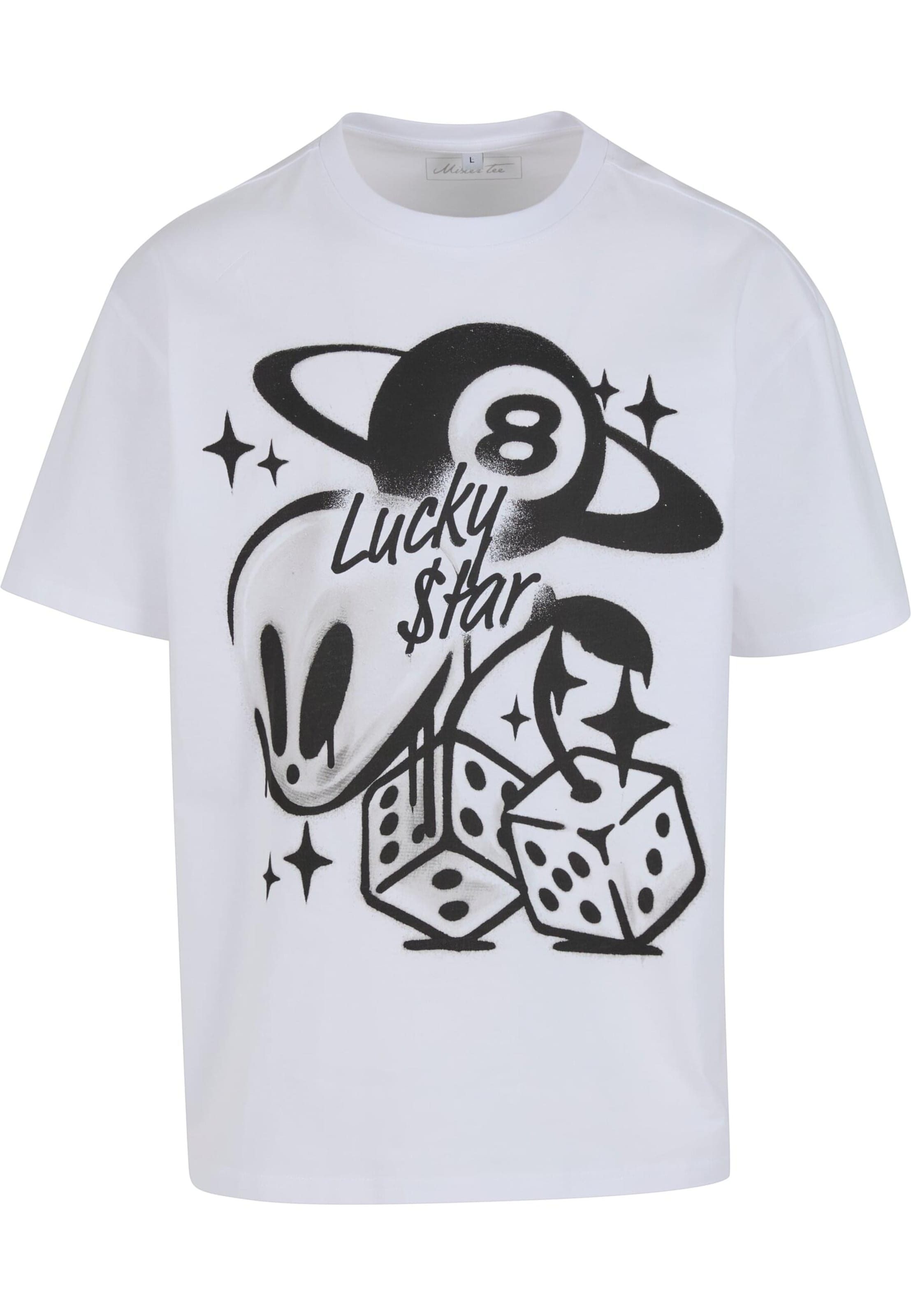 Mister Tee Shirt 'Planet Alien' in White: front