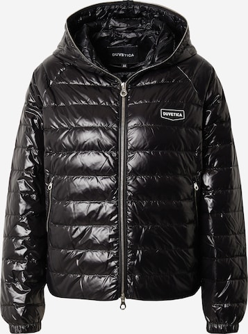 Duvetica Zimska jakna 'CAROMA' | črna barva: sprednja stran