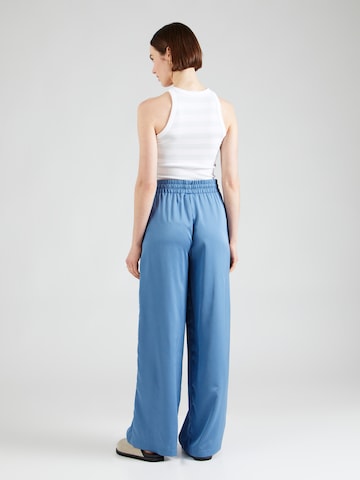 VILA Wide Leg Hose 'ELLETTE' in Blau