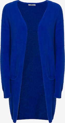 Influencer Strickjacke in Blau: Vorderseite
