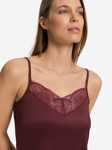Chemise de nuit 'Lilith' Hanro en marron