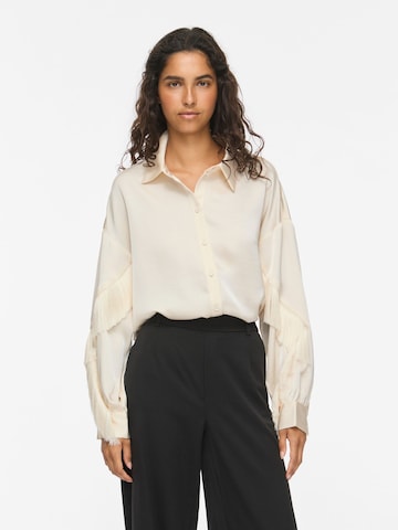 VILA Blouse in Beige: voorkant