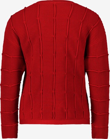 Betty Barclay Grobstrick-Pullover mit Strickdetails in Rot