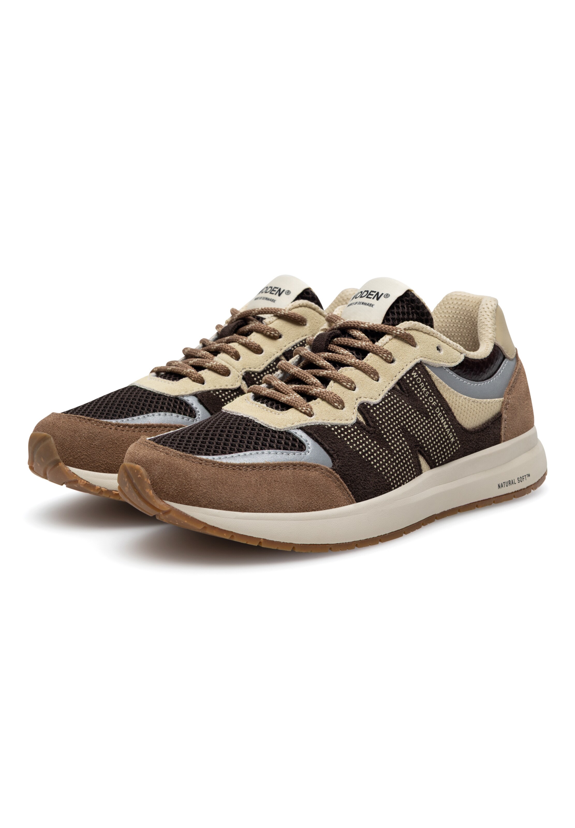WODEN Sneakers 'Rigmor Open Mesh' in Brown