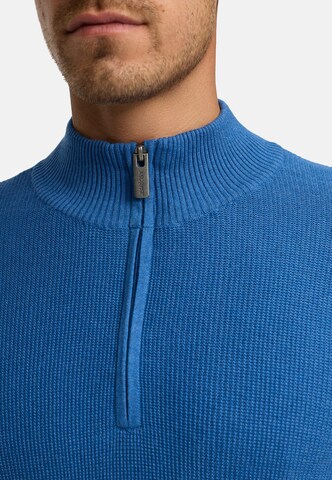 INDICODE JEANS Sweater ' Bull ' in Blue