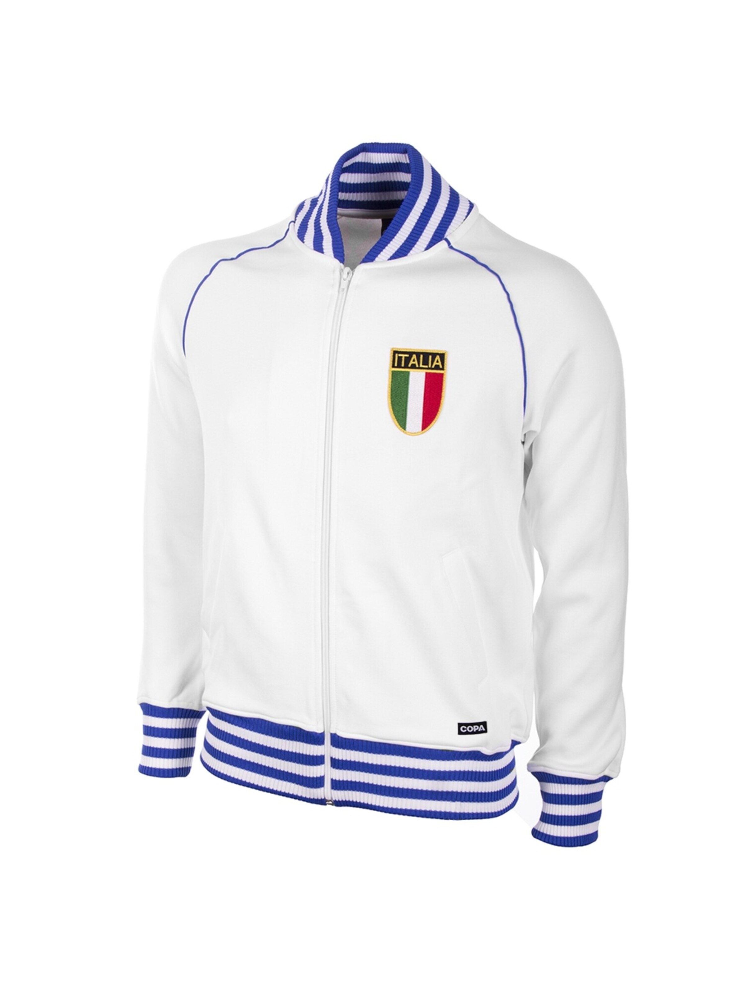 Copa Training Jacket 'Retro Italien 1982' in White: front