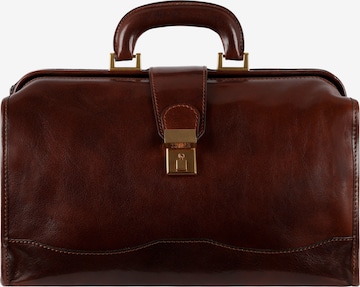 Mallette 'David Copperfield' Time Resistance en marron : devant