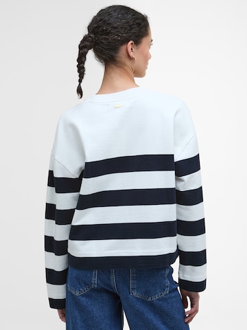 Barbour Sweatshirt 'Faye' in White