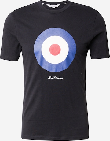 Ben Sherman Koszulka 'Signature Target' w kolorze czarny: przód