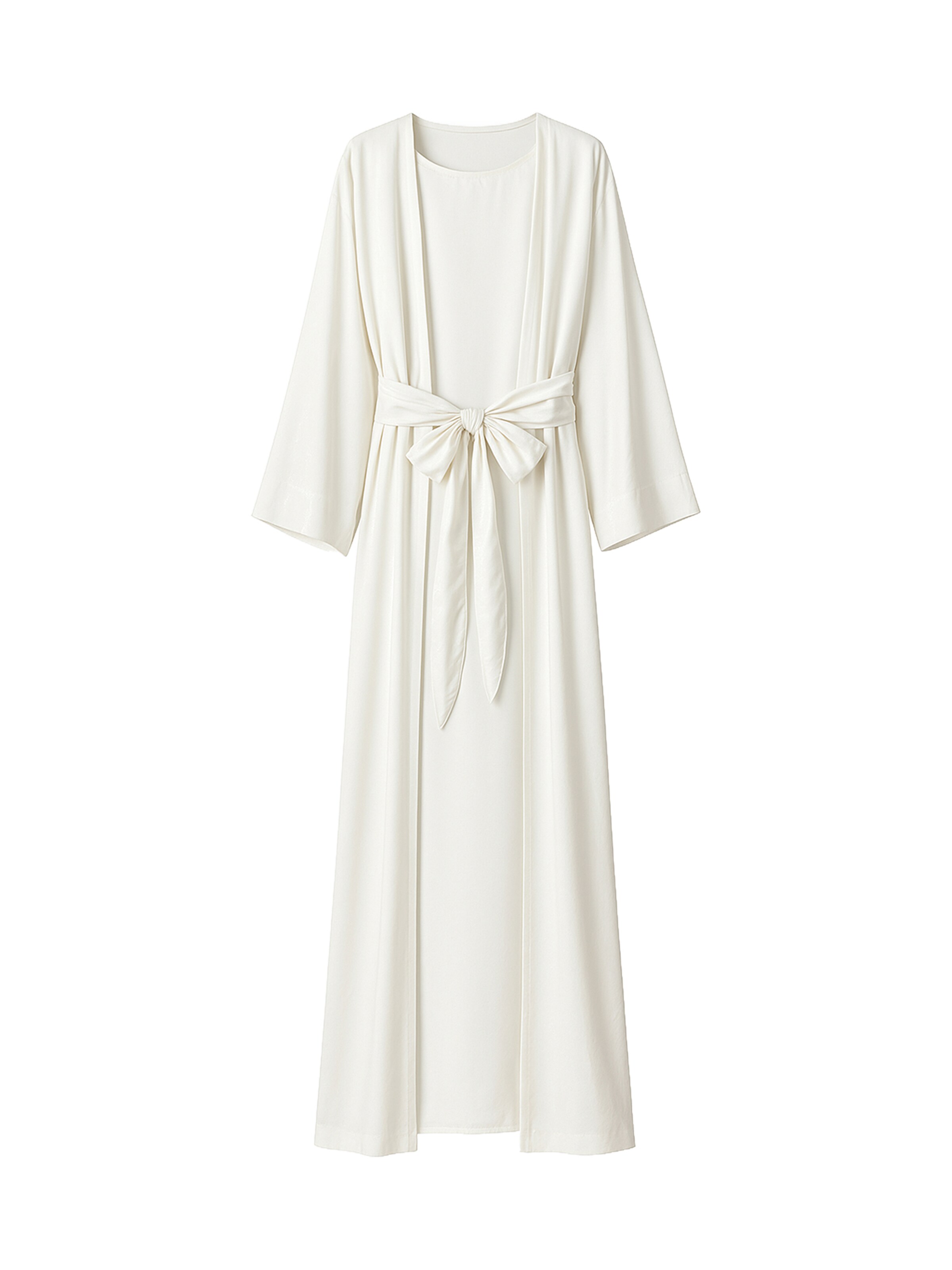 Robe Elara en blanc : devant
