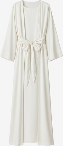 Robe Elara en blanc : devant