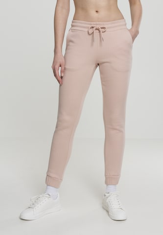 Effilé Pantalon Urban Classics en beige : devant