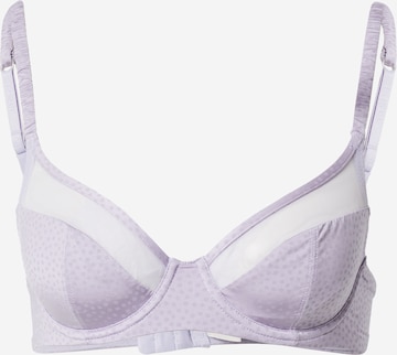 ESPRIT Minimiser Bra in Purple: front