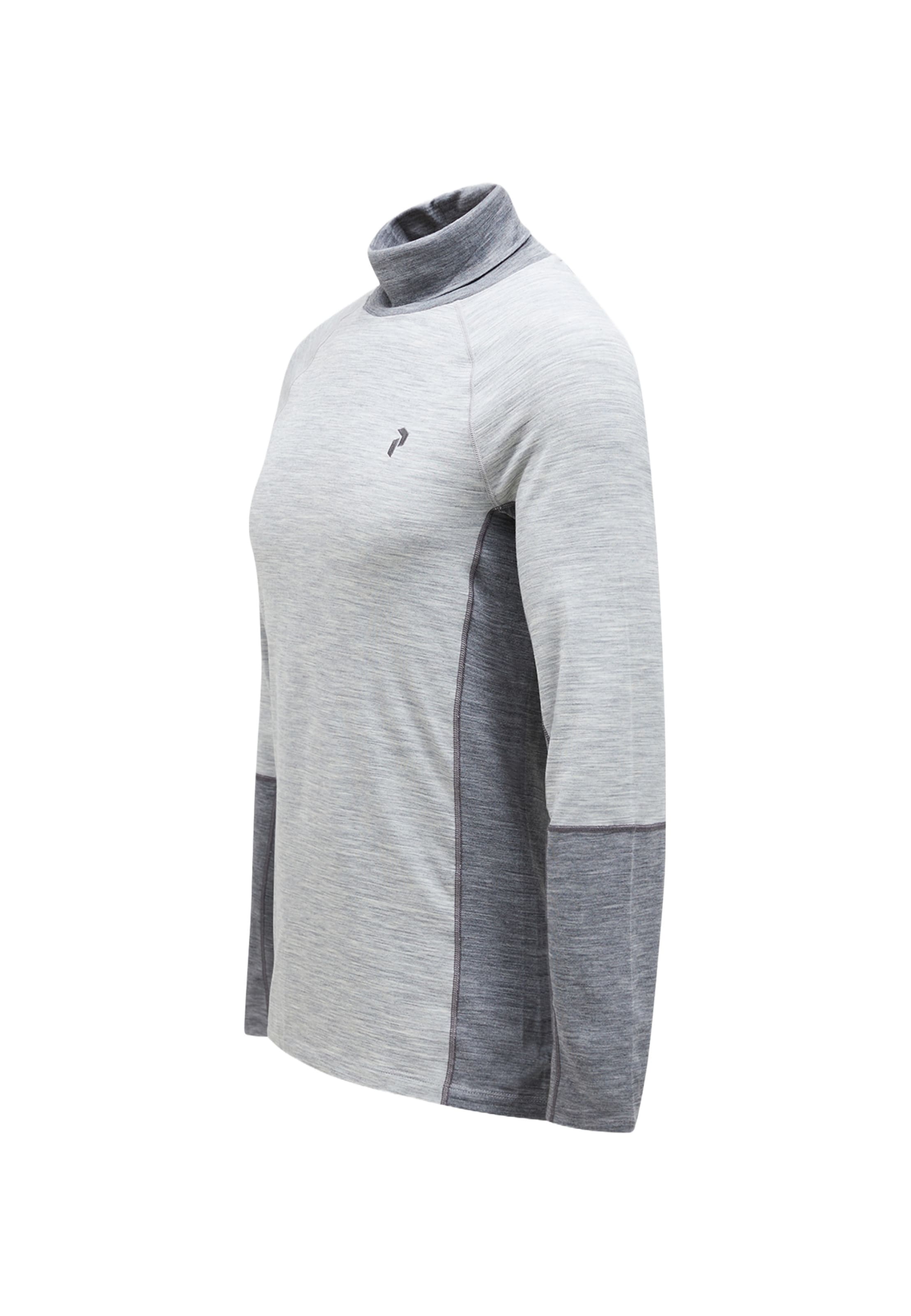 PEAK PERFORMANCE Rollkragenshirt in Grau